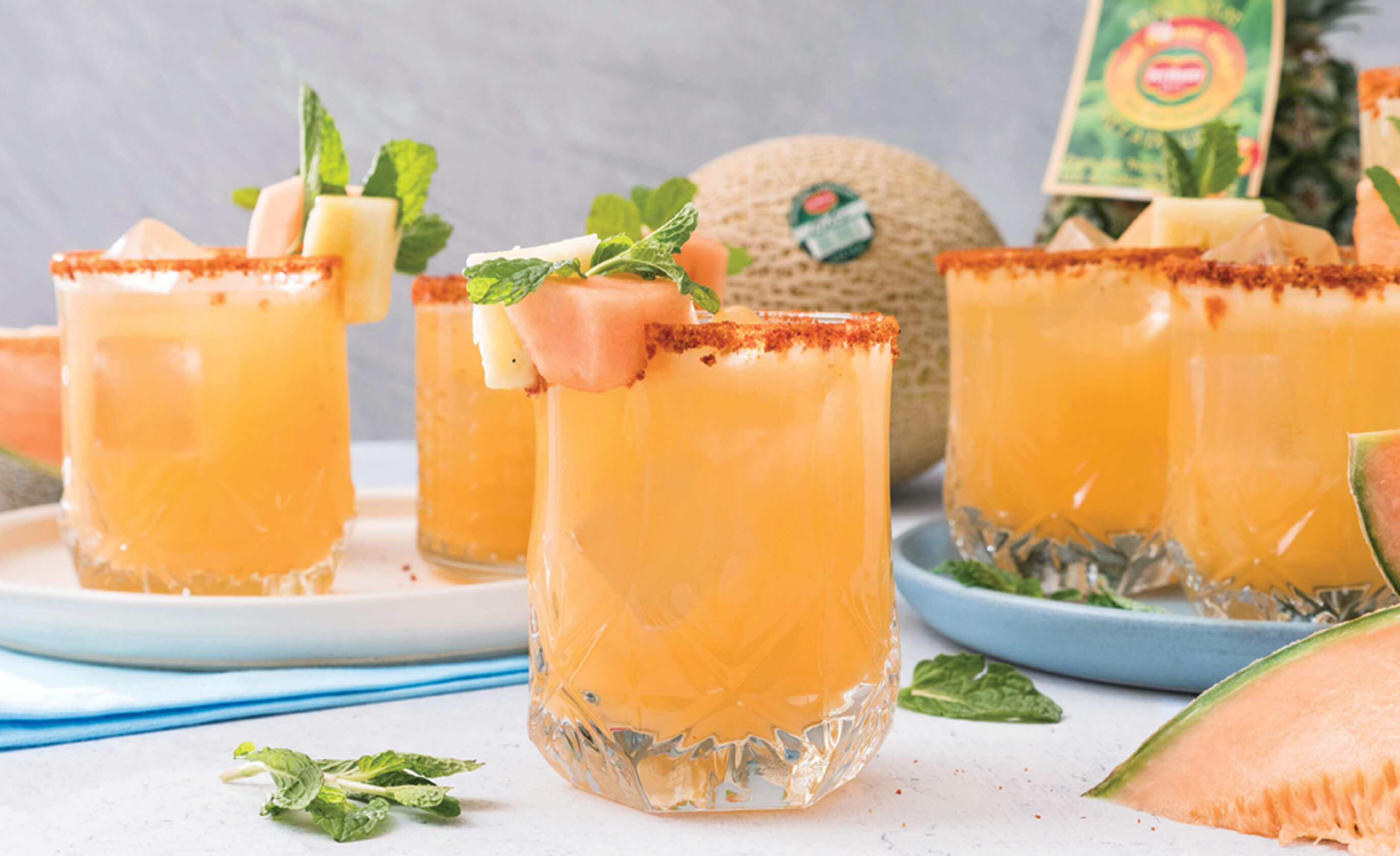 Agua Fresca de Melon  Cantaloupe Cooler - Nibbles and Feasts